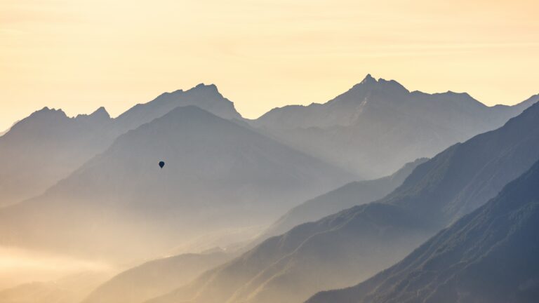 Harmonie hypnose montagne montgolfière